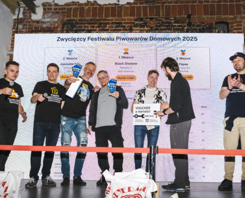 wręczenie nagrody dla zwycięzców konkursu na najlepsze piwo FPD